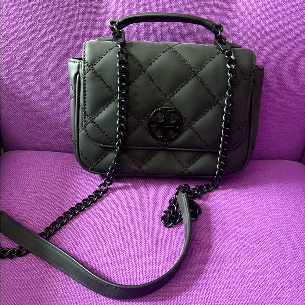 TORY BURCH Willa Matte Mini Top Handle Crossbody